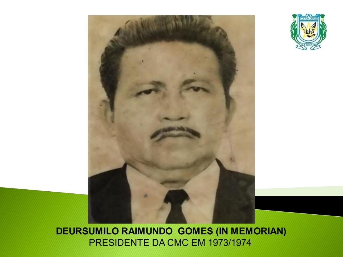 PRESIDENTE CMC DEURSUMILO RAIMUNDO 1973/1974