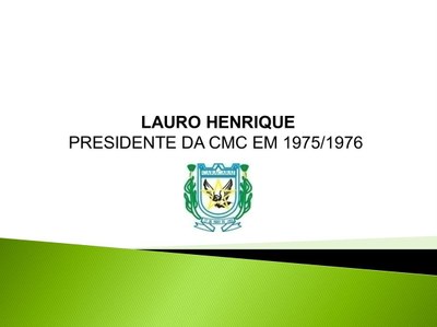 PRESIDENTE CMC LAURO HENRIQUE 1975/1976